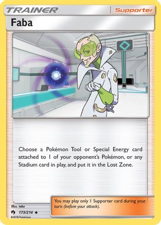 Faba 173/214 - Lost Thunder Reverse Holofoil