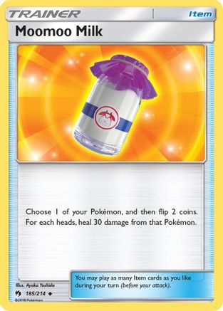 Moomoo Milk 185/214 - Lost Thunder Reverse Holofoil