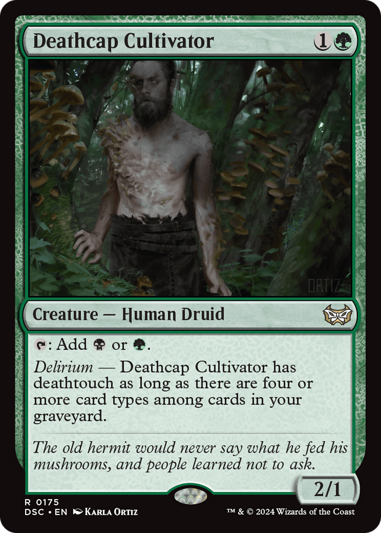 Deathcap Cultivator (DSC-175) - Duskmourn: House of Horror Commander - Premium MTG Single from Wizards of the Coast - Just $0.25! Shop now at Game Crave Tournament Store