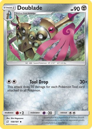 Doublade 108/181 - Team Up Reverse Holofoil