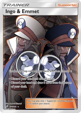 Ingo & Emmet 176/181 - Team Up Holofoil
