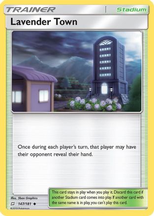 Lavender Town 147/181 - Team Up Reverse Holofoil