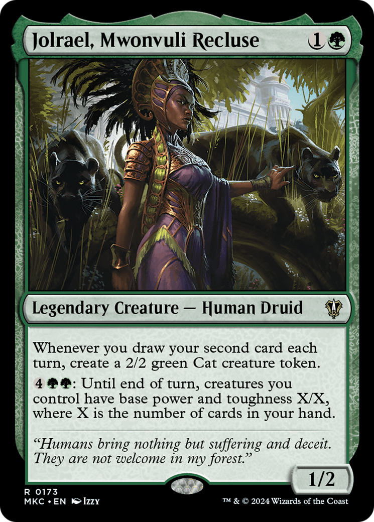 Jolrael, Mwonvuli Recluse (MKC-173) - Murders at Karlov Manor Commander - Premium MTG Single from Wizards of the Coast - Just $0.25! Shop now at Game Crave Tournament Store