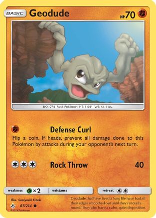 Geodude 87/214 - Unbroken Bonds