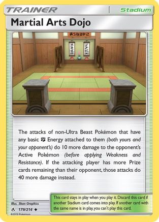 Martial Arts Dojo 179/214 - Unbroken Bonds Reverse Holofoil