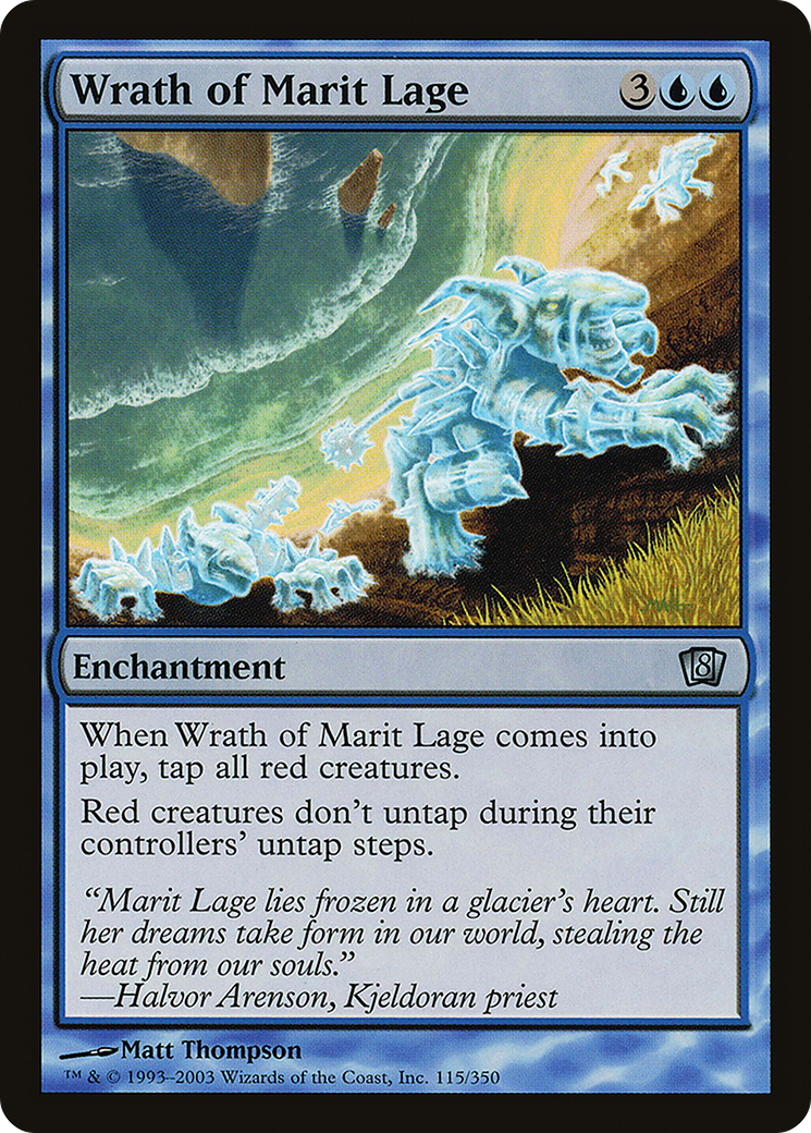 Wrath of Marit Lage (8ED-115★) - 8th Edition