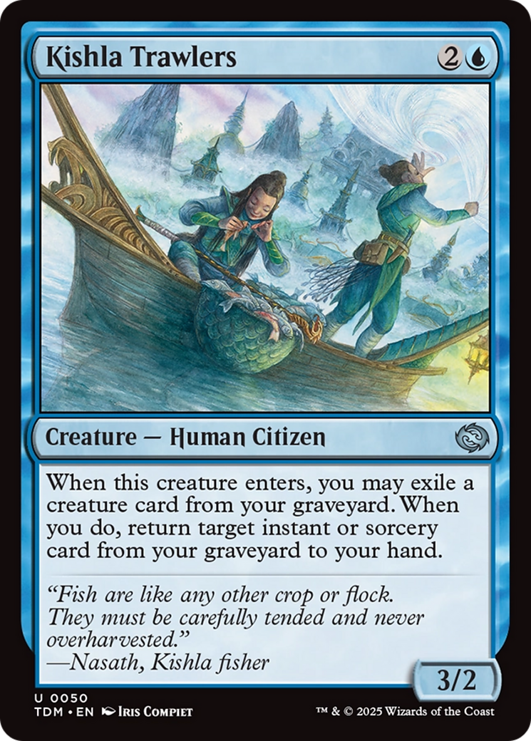 Kishla Trawlers (TDM-050) - Tarkir: Dragonstorm - Premium MTG Single from Wizards of the Coast - Just $0.08! Shop now at Game Crave Tournament Store