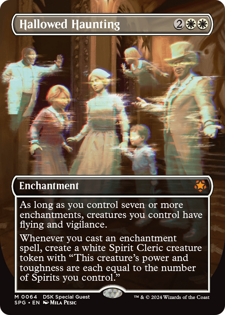 Hallowed Haunting (SPG-064) - Special Guests (Borderless) Foil - Premium MTG Single from Wizards of the Coast - Just $6.74! Shop now at Game Crave Tournament Store