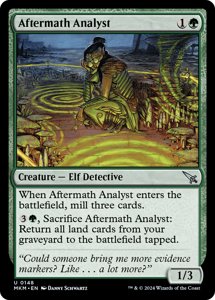 Aftermath Analyst (MKM-148) - Murders at Karlov Manor - Premium MTG Single from Wizards of the Coast - Just $1.62! Shop now at Game Crave Tournament Store