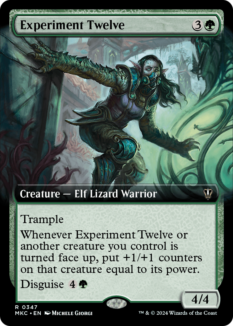 Experiment Twelve (MKC-347) - Murders at Karlov Manor Commander: (Extended Art) - Premium MTG Single from Wizards of the Coast - Just $0.30! Shop now at Game Crave Tournament Store