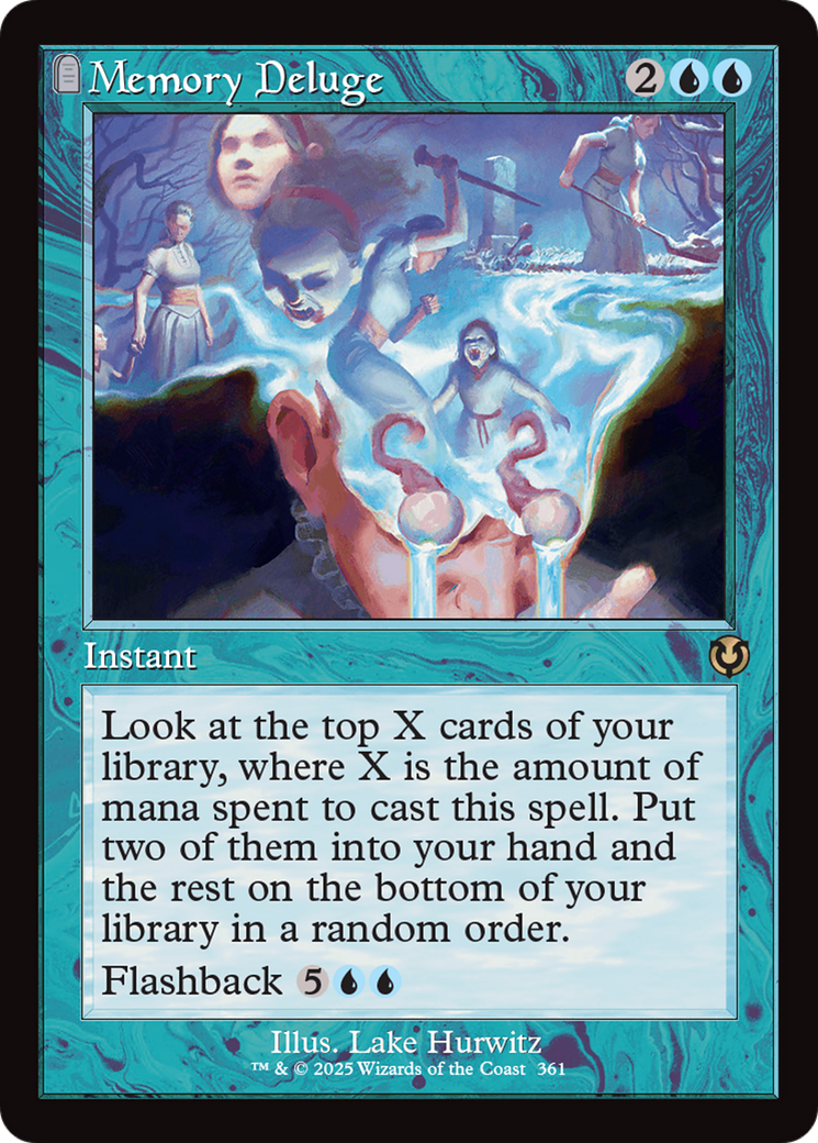 Memory Deluge (Retro Frame) (-361) - Innistrad Remastered - Premium MTG Single from Wizards of the Coast - Just $0.26! Shop now at Game Crave Tournament Store