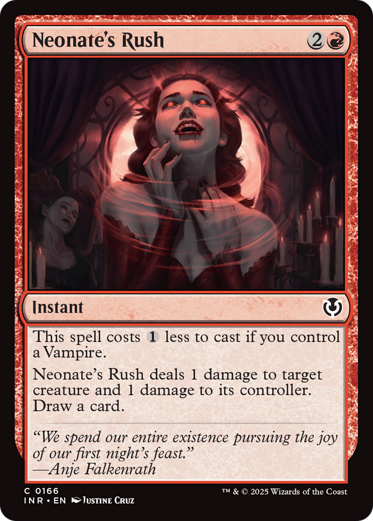 Neonate's Rush (-166) - Innistrad Remastered Foil - Premium MTG Single from Wizards of the Coast - Just $0.25! Shop now at Game Crave Tournament Store