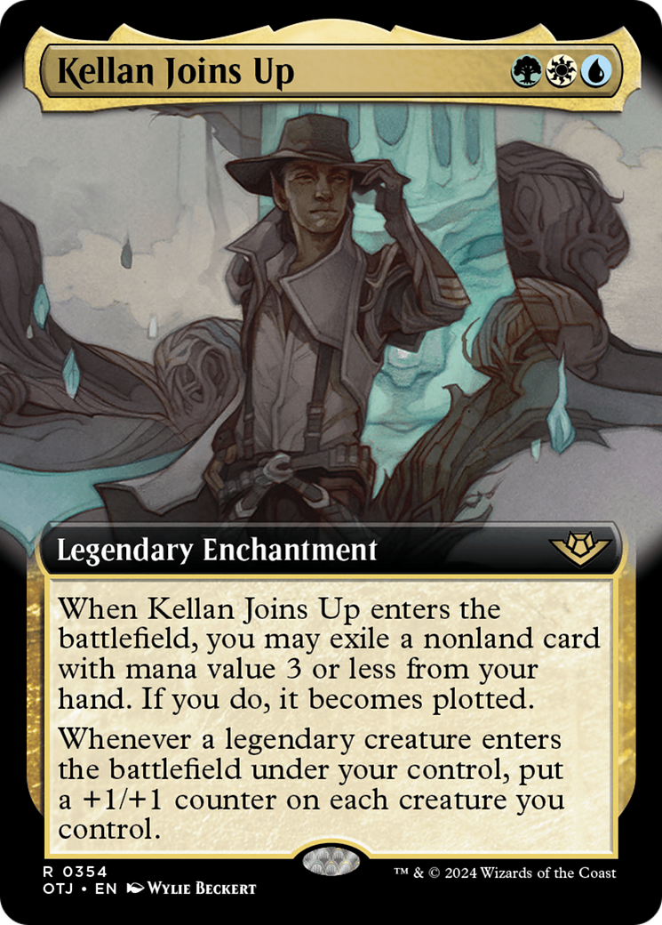 Kellan Joins Up (OTJ-354) - Outlaws of Thunder Junction: (Extended Art) - Premium MTG Single from Wizards of the Coast - Just $0.26! Shop now at Game Crave Tournament Store