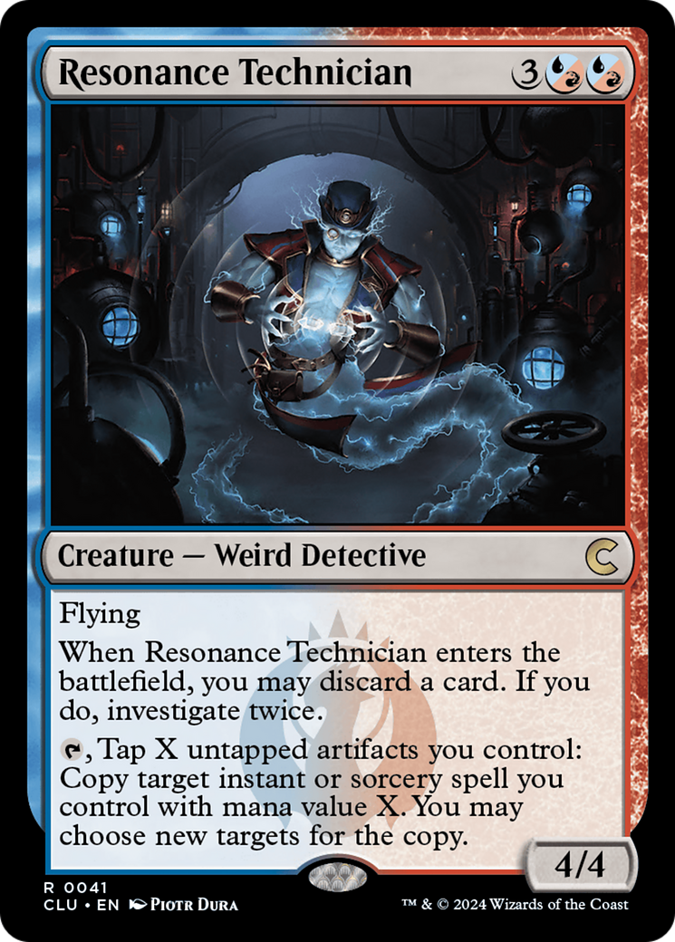 Resonance Technician (CLU-041) - Ravnica: Clue Edition - Premium MTG Single from Wizards of the Coast - Just $0.25! Shop now at Game Crave Tournament Store