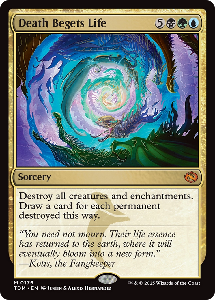 Death Begets Life (TDM-176) - Tarkir: Dragonstorm - Premium MTG Single from Wizards of the Coast - Just $0.11! Shop now at Game Crave Tournament Store