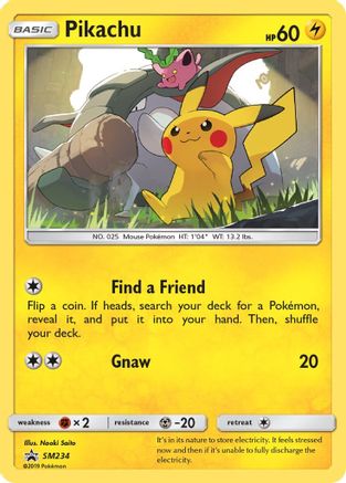 Pikachu SM234/248 - SM Black Star Promos Holofoil
