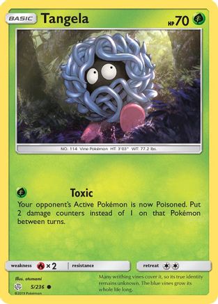 Tangela 5/236 - SM Cosmic Eclipse Reverse Holofoil