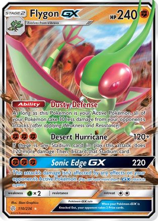 Flygon GX 110/236 - SM Cosmic Eclipse Holofoil