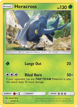 Heracross 9/236 - SM Cosmic Eclipse