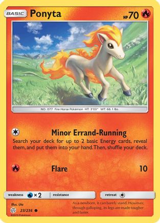 Ponyta 23/236 - SM Cosmic Eclipse