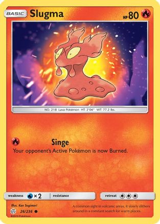 Slugma 26/236 - SM Cosmic Eclipse