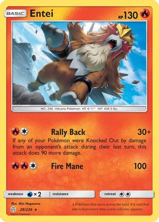 Entei 28/236 - SM Cosmic Eclipse