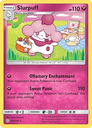 Slurpuff 154/236 - SM Cosmic Eclipse Reverse Holofoil