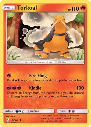 Torkoal 29/236 - SM Cosmic Eclipse