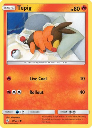 Tepig 31/236 - SM Cosmic Eclipse