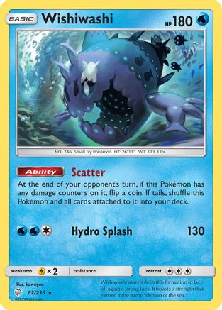 Wishiwashi 62/236 - SM Cosmic Eclipse Holofoil