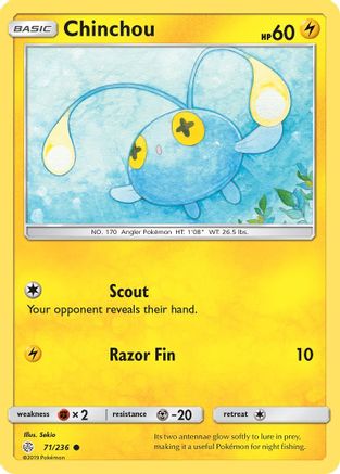 Chinchou 71/236 - SM Cosmic Eclipse