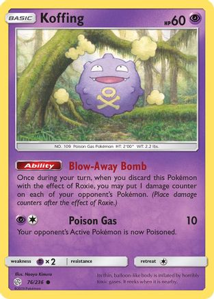 Koffing 76/236 - SM Cosmic Eclipse
