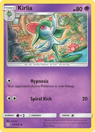 Kirlia 81/236 - SM Cosmic Eclipse