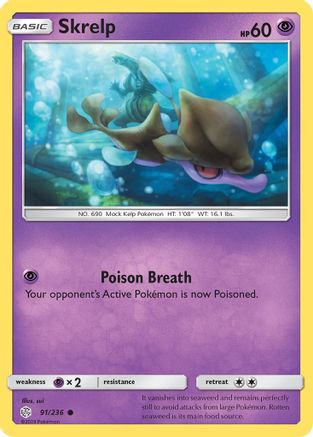 Skrelp 91/236 - SM Cosmic Eclipse Reverse Holofoil