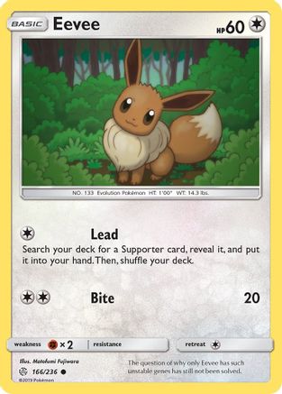 Eevee - 166/236 166/236 - SM Cosmic Eclipse