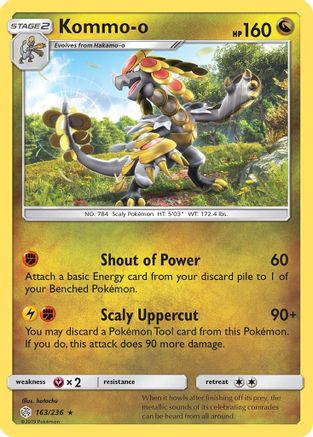 Kommo-o 163/236 - SM Cosmic Eclipse Holofoil