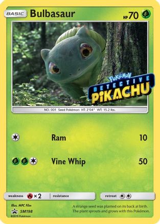 Bulbasaur SM198/248 - SM Black Star Promos Holofoil