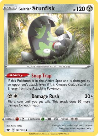 Galarian Stunfisk 132/202 - Sword & Shield
