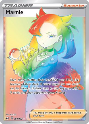 Marnie 208/202 - Sword & Shield Holofoil