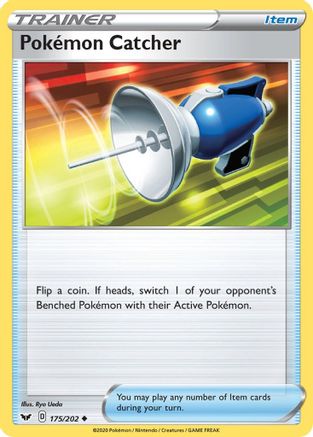Pokémon Catcher 175/202 - Sword & Shield Reverse Holofoil