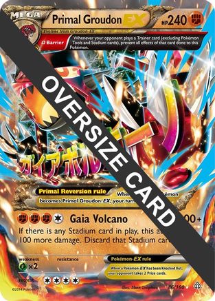 Primal Groudon EX - 86/160 86 - Jumbo Cards Holofoil