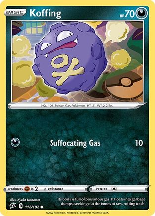 Koffing 112/192 - Rebel Clash Reverse Holofoil