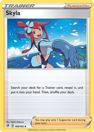 Skyla 166/192 - Rebel Clash Reverse Holofoil