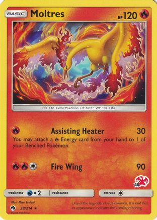 Moltres (#46 Charizard Stamped) 38 - Battle Academy