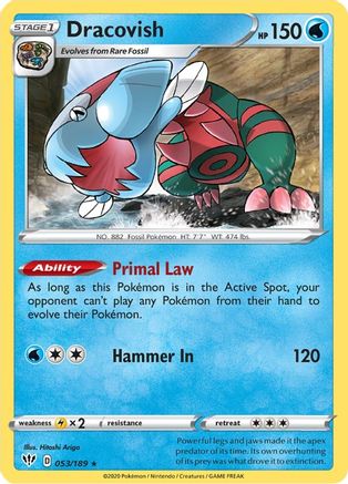 Dracovish 53/189 - Darkness Ablaze Reverse Holofoil