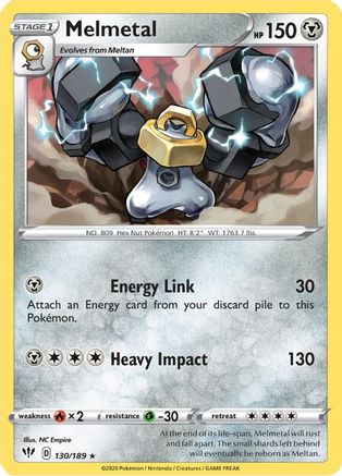 Melmetal 130/189 - Darkness Ablaze