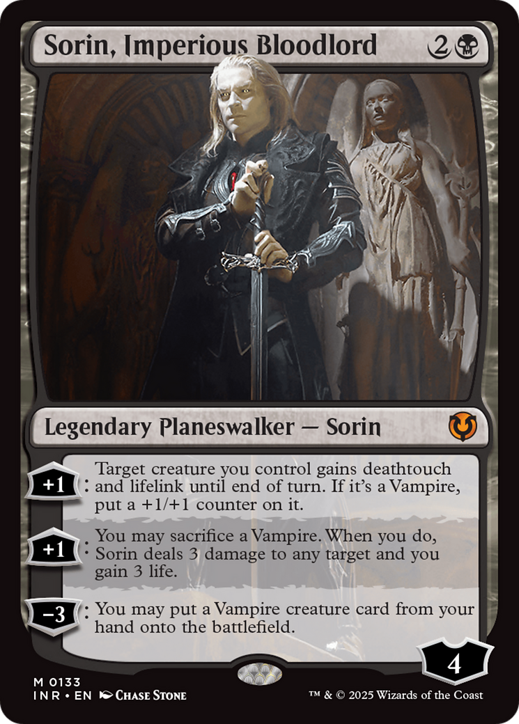 Sorin, Imperious Bloodlord (-133) - Innistrad Remastered Foil - Premium MTG Single from Wizards of the Coast - Just $3.06! Shop now at Game Crave Tournament Store
