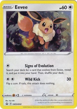 Eevee SWSH042/307 - SWSH Black Star Promos Holofoil