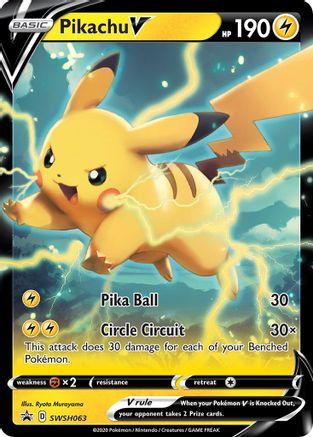 Pikachu V SWSH063/307 - SWSH Black Star Promos Holofoil