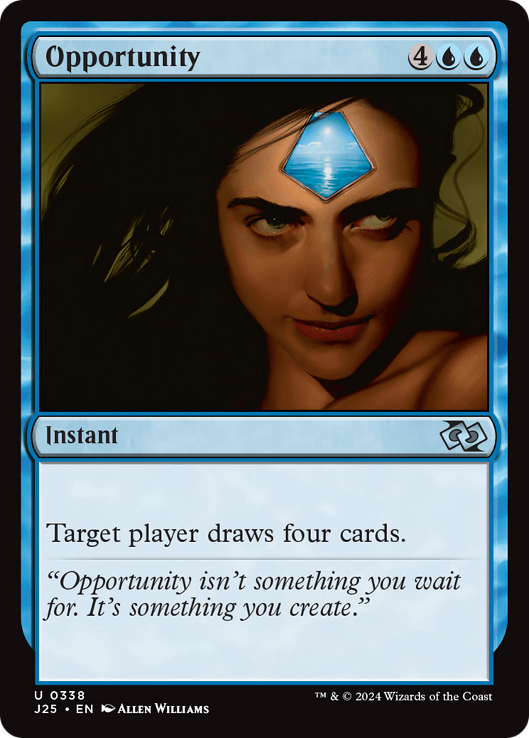 Opportunity (J25-338) - Foundations Jumpstart - Premium MTG Single from Wizards of the Coast - Just $0.25! Shop now at Game Crave Tournament Store